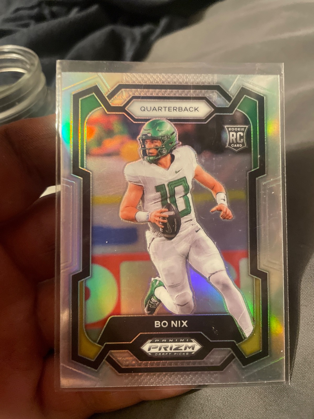 2024 Panini Prizm Draft Picks - Bo Nix #105 Silver Prizm (RC)