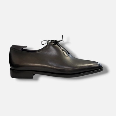 Berluti Men's Black Demesure Leather Oxford Dress Shoes Size 7