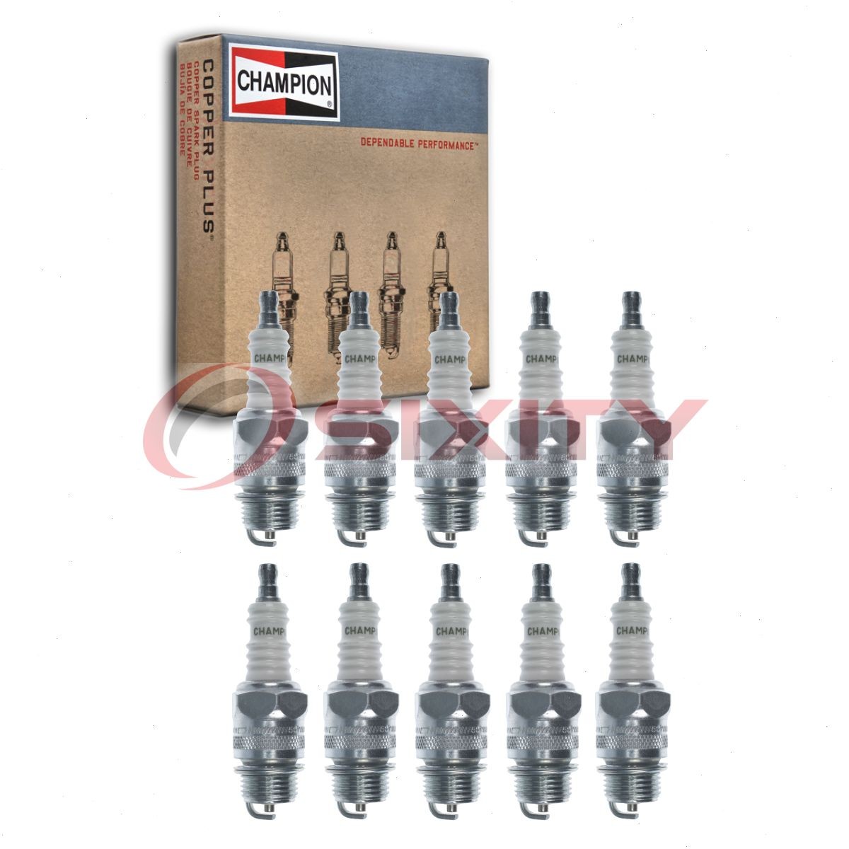 10 pc Champion Industrial 515 Spark Plugs for D15Y B82 92231 82 3116 2910 mr