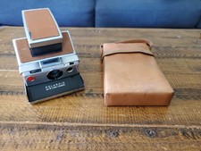 Vintage Polaroid SX70 Land Camera w/ Case, Shutter  Motor Function PLS READ