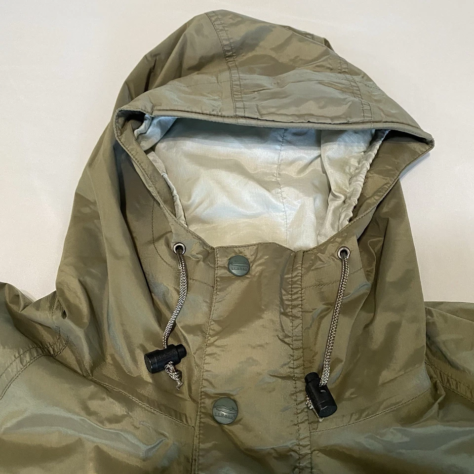 Vintage LL Bean Stowaway Men's Rain Jacket Large Tall Hooded Gore-Tex VTG - Image 4 of 4