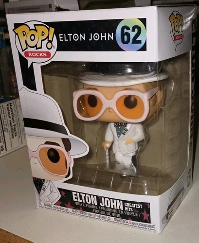 Funko Pop ELTON JOHN #63 & #63 Greatest Hits Red, White & Blue & FYE DIAMOND 🔥
