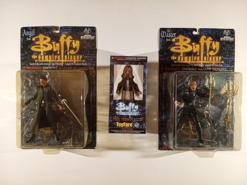 BUFFY THE VAMPIRE SLAYER SERIES 1 3 FIGURE LOT PROPHECY GIRL