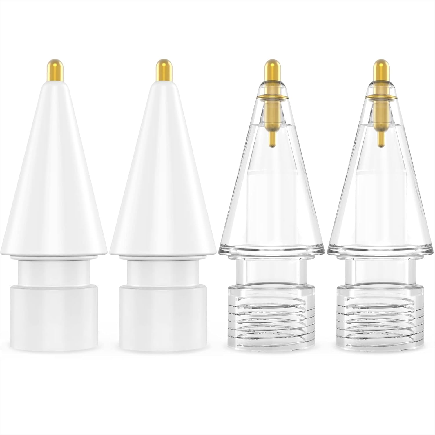 4 Pack Apple Pencil Replacement Tips for 1st & 2nd Gen Fine Point