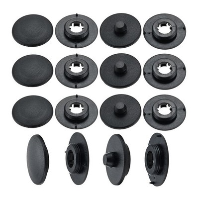 Set of 4 GM ABS Car Floor Double Layer Fixed Clips Mat Anti-Skid Fixed Climps
