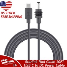 Starlink Mini Cable 10FT Starlink Mini USB C to DC Power Cable Cord 100W Input