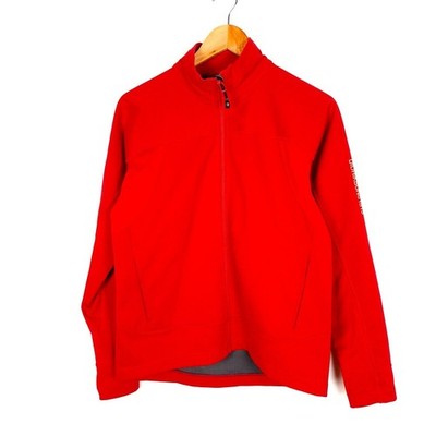 DIDRIKSONS Womens Softshell Jacket Size 38 (M) Red Full Zip BREEZE SYSTEM