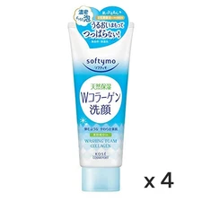 KOSE Softymo Collagen Facial Cleanser x 4 Japan