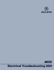 Acura Mdx - Electrical Troubleshooting 2001 Shop Manual - Paper Book