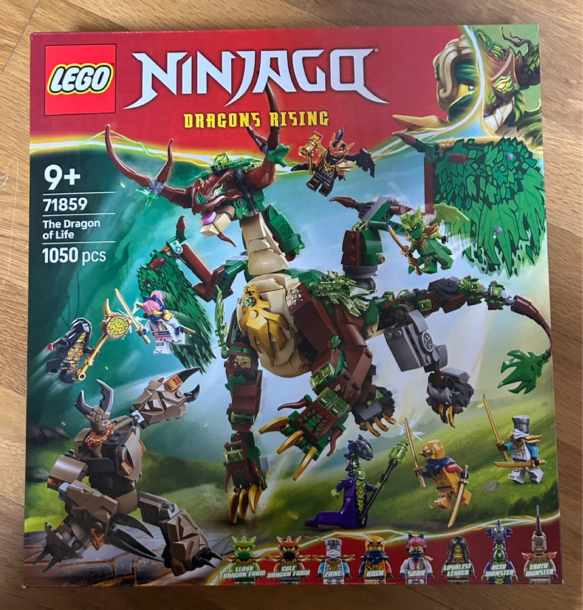 LEGO 71859 Ninjago Dragon of Life Lloyd Cole Draconus Form 1050pcs