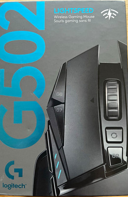 Logitech G502 Lightspeed Wireless Gaming Mouse, Black 25600 DPI