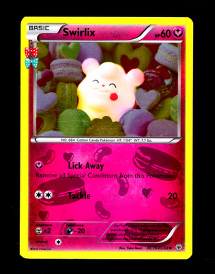 2016 Pokemon SWIRLIX Generations RADIANT COLLECTION Holo Rare XY Card RC19/RC32