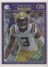 2021 Leaf Pro Set Metal Purple Mojo 15/25 JaCoby Stevens #34 0q1p