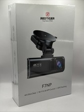 REDTIGER 4K Dash Cam Front and Rear Dual Dash Camera WIFI GPS With 128GB SD Card