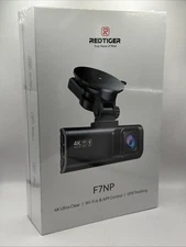 REDTIGER 4K Dash Cam Front and Rear Dual Dash Camera WIFI&GPS With 128GB SD Card