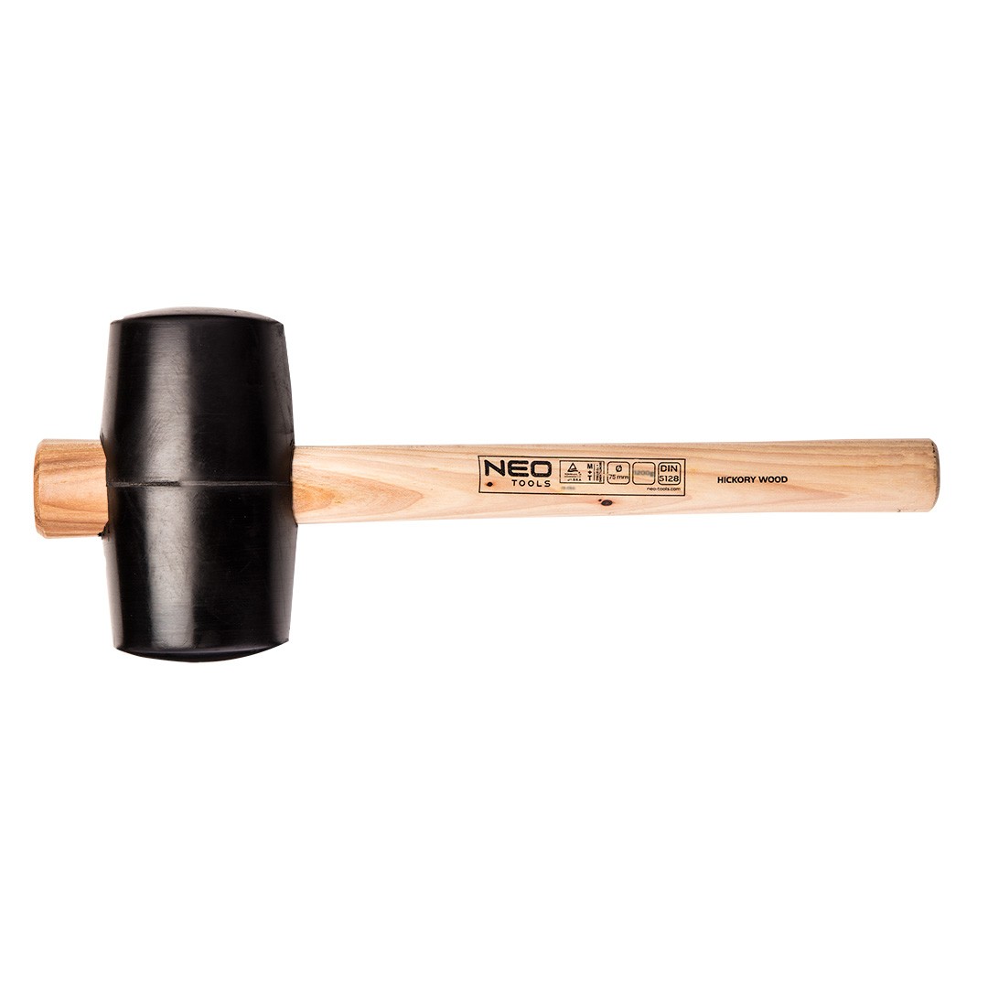 Fits TOPEX-NEO-GRAPHITE NARZ�DZIA 25-054 RUBBER MALLET 90MM/1200G, HICKORY WOOD