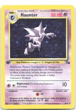 1999 haunter pokemon card (6) Defender is now Asleep Haunter [1st Edition] #6 Prices