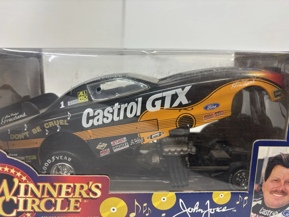 1998 Winners Circle John Force Castro GTX Funny Car Elvis Edition 1:24 Scale - Image 2 of 4