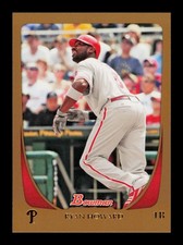 2011 Bowman #33 Ryan Howard Gold Philadelphia Phillies