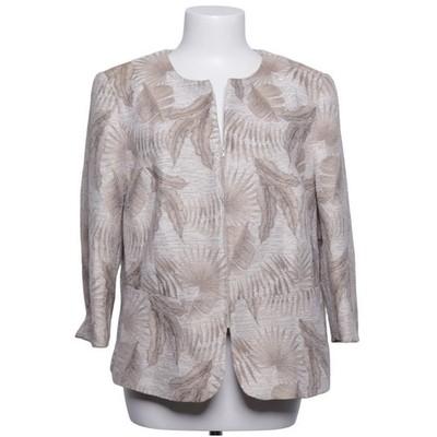 Madeleine, Jacke, Damen, Größe: M, Beige/Mehrfarbig, Polyester, Blumen #YIt