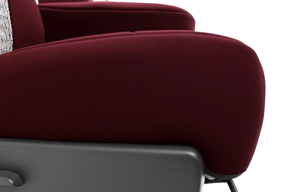 For Volvo V70 01-04 Coverking Saddle Blanket 1st Row Wine Custom Seat Covers — 第 3/4 张图片