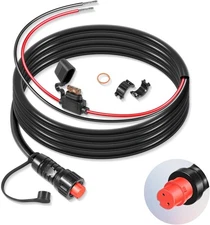 For Garmin GLS, GPSMAP, GSD,LiveScope 010-11425-01 Threaded Power Cable 6FT