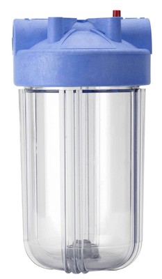 Pentair Pentek 166219 Big Clear Filter Housing, 1'' NPT #10 Whole House Heavy ...