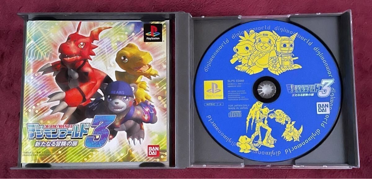 Digimon World 1 2 3 set PS1 Sony Playstation 1 Japan Version