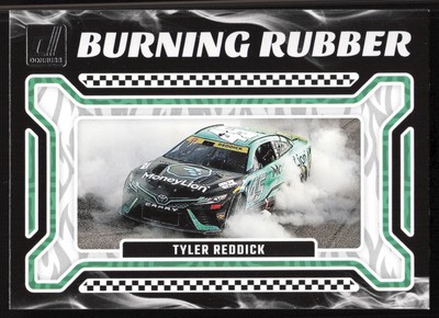 2024 Donruss Racing #15 Burning Rubber Tyler Reddick