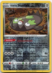 Galarian Stunfisk 125/185 Vivid Voltage Reverse Holo