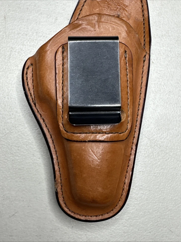 Bianchi Model 100 Holster Size 9 Tan Right hand RH - Image 3 of 4