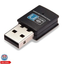 300Mbps USB WiFi Adapter, Wireless LAN Network Card Adapter WiFi Dongle for D...