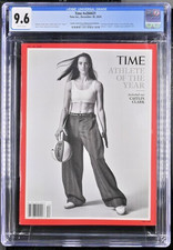 December 2024 Time Magazine Caitlin Clark Athlete of the Year! CGC 9.6!!!