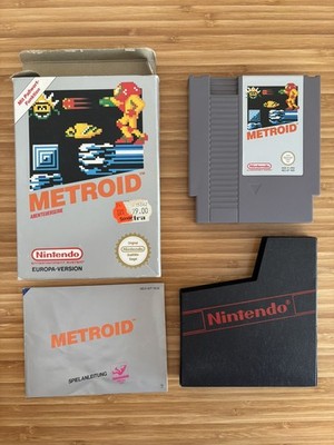Metroid (Nintendo NES) | OVP und Anleitung, Deutsche Version / Verpackung