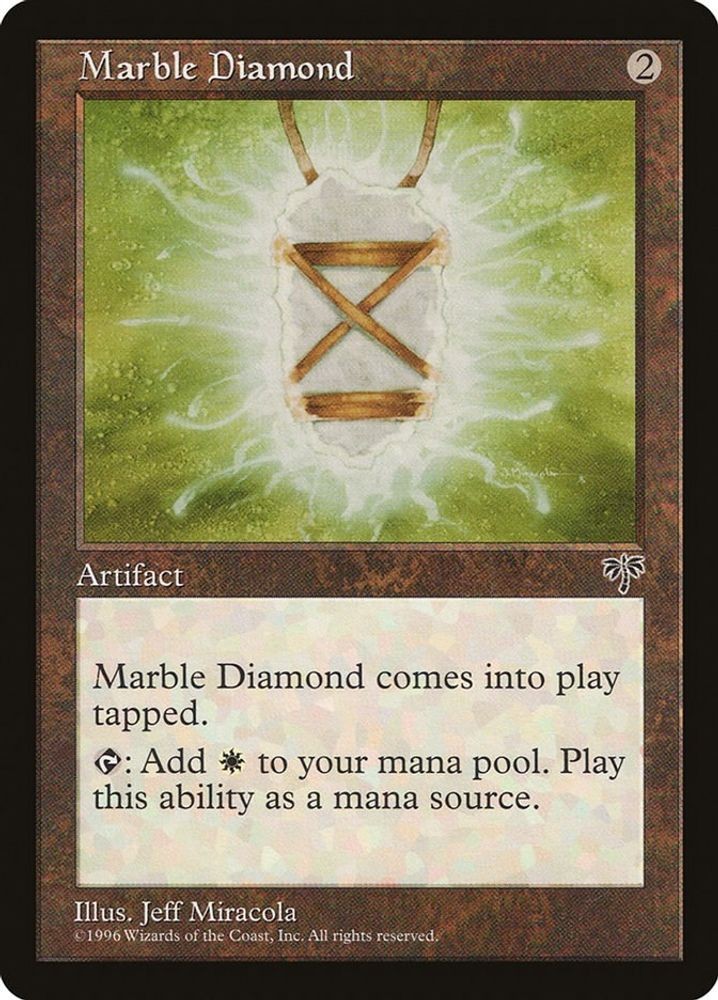 1996 Magic: The Gathering: Mirage - Marble Diamond (#310, Uncommon, Near Mint)