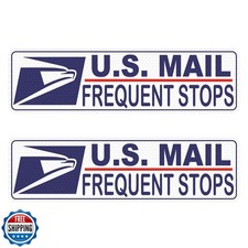 ROMINVIC Car Magnets Postal,Heavy Duty U.S. Reflective Mail Delivery Driver M