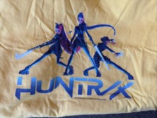 Boy's KPop Demon Hunters Huntrix Men s T-Shirt Yellow XL