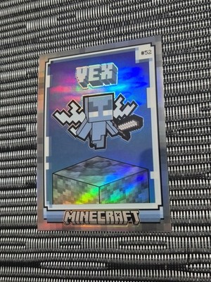 2024 Panini Minecraft Base Set Vex #52 Chrome Iron Prizm /149