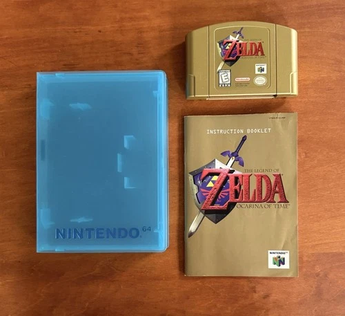 The Legend Of Zelda Ocarina of Time Gold Collectors Edition (Nintendo 64 N64)