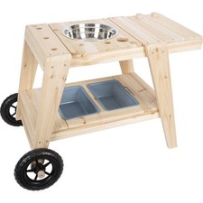 Small Foot Compact Wooden Mud Kitchen Outdoor Play Set Kids Garden Adventure New