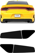 Compatible With 2015-2023 Dodge Charger Tail Light Tint Kit Precut Dark Black