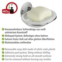 Wenko Turbo-Loc Seifenablage Wandmontage Ohne Bohren Badezimmer