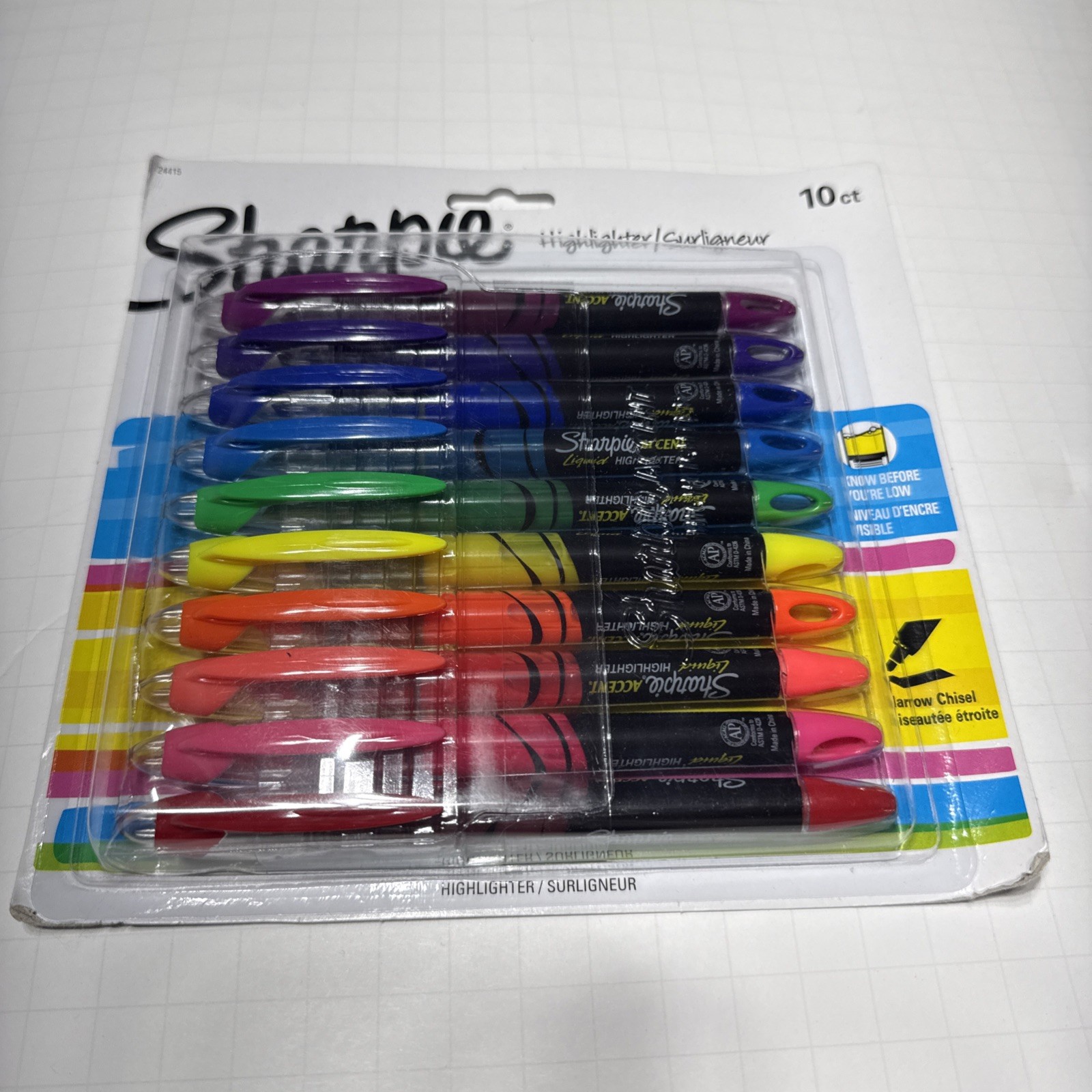 Chisel Tip Assorted 10/set 24415pp