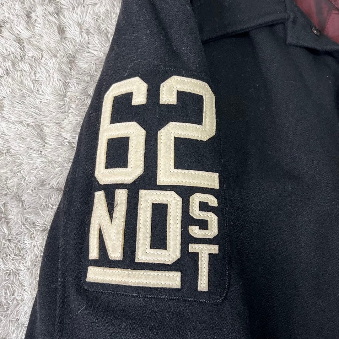 Schott Wool Patch varsity Jacket Blouson Men Size… - image 7