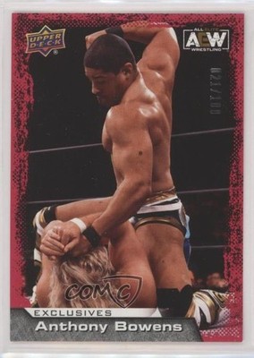 2022 Upper Deck AEW All Elite Wrestling Exclusives /100 Anthony Bowens #49 17u8