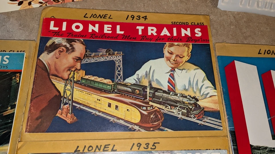 (7) LIONEL MODELO TRENES TREN SURTIDO VINTAGE CATÁLOGOS MINORISTAS FOLLETOS lote 2 Foto 4 de 4