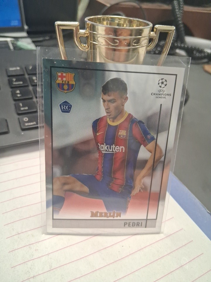 2020-21 Topps Merlin Collection Chrome UCL - Pedri #89 (RC)