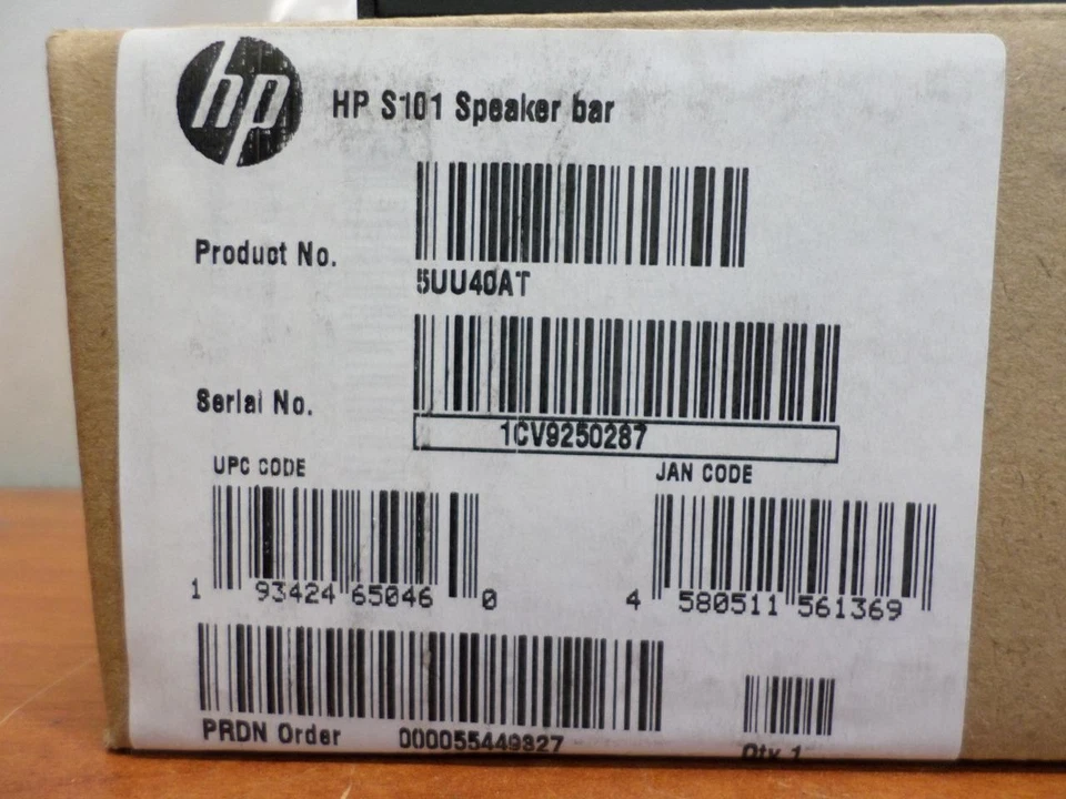 HP S101 Speaker Bar - Product # 5UU40AA / L50281-001 - Image 2 of 4