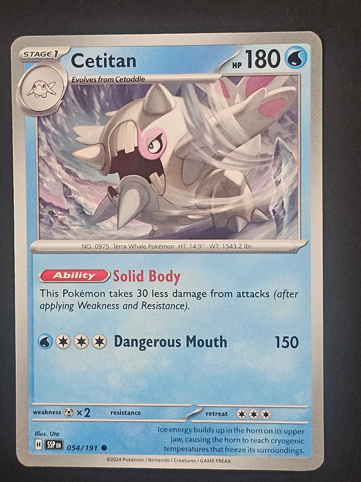 Cetitan 054/191 Common Surging Sparks Pokemon Near Mint