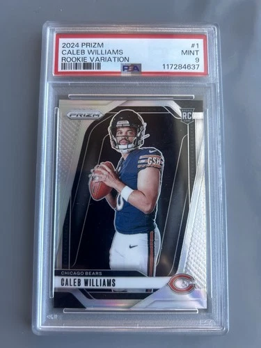 2024 Panini Prizm - Rookie Variations Caleb Williams #1 Silver Prizm (RC)